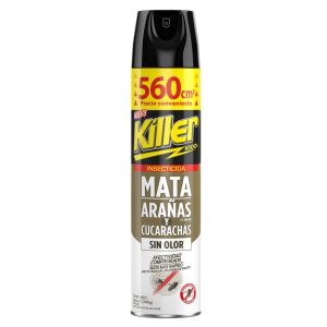 Insecticida Killer Aerosol Mata Arañas y Cucarachas 560cc