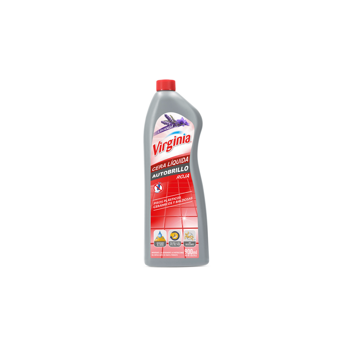 Cera Líquida Virginia Autobrillo Rojo 900 ml