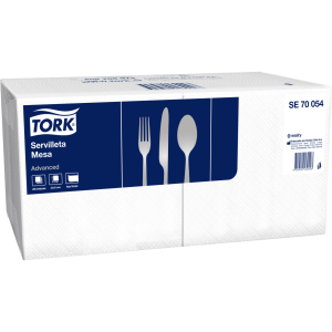 Servilleta Mesa Tork Advanced Hoja Simple 30×30 200 Unidades