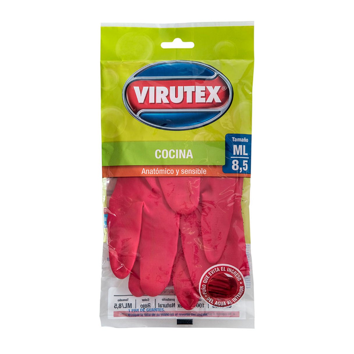 Guantes de Látex Virutex Cocina Talla ML