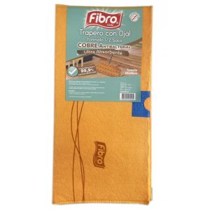 Trapero Sintético Fibro Cobre Antibacterial con Ojal 40X60 Cm