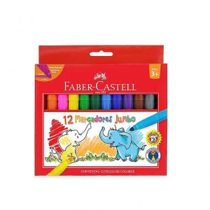 Plumón Faber Castell Ally Jumbo Winner 56 12 Colores
