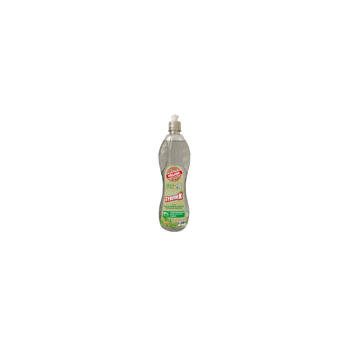 Lavalozas Tremex Orgánico con Extracto de Té Verde 750 Ml