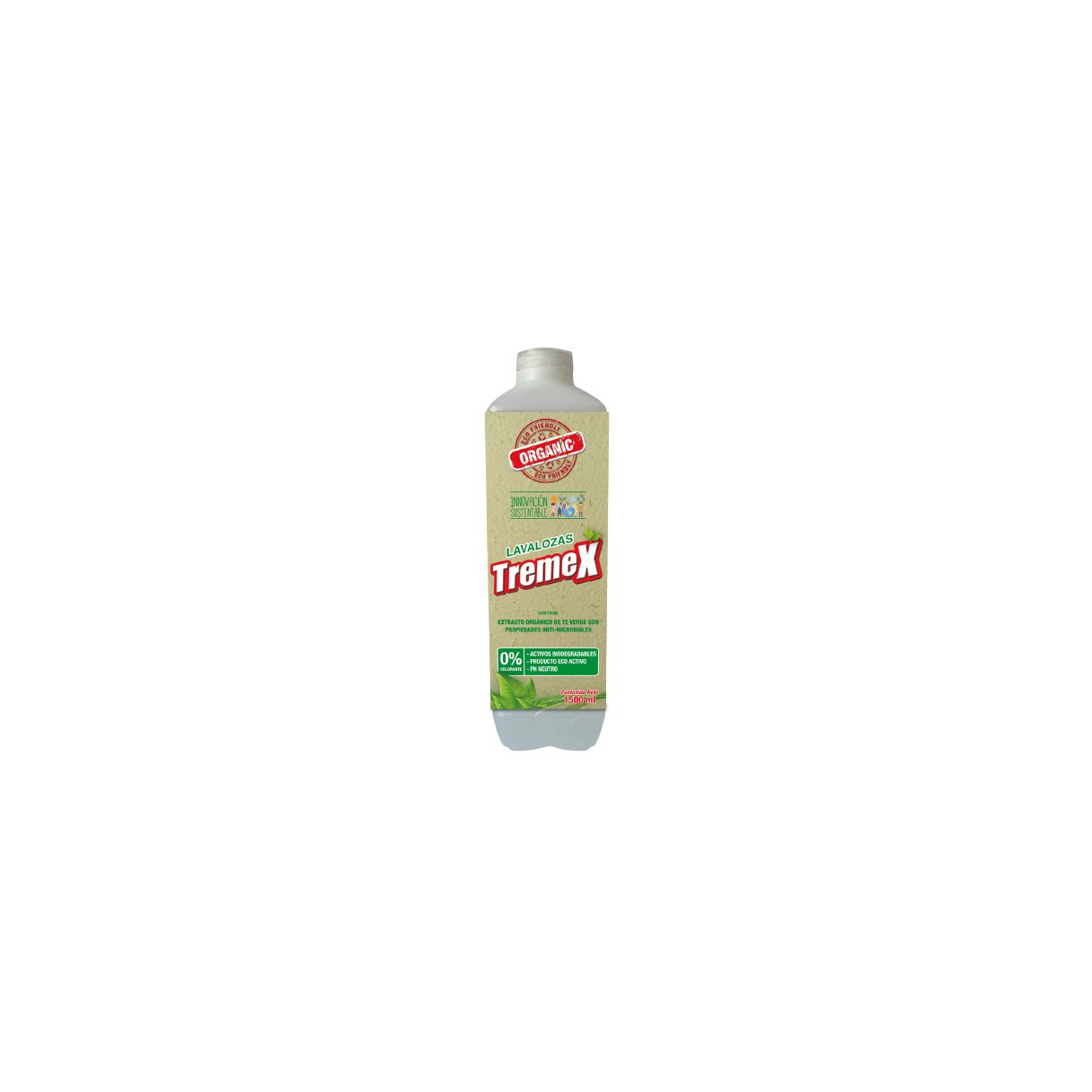 Lavalozas Tremex Orgánico con Extracto de Té Verde 1.5 Ml
