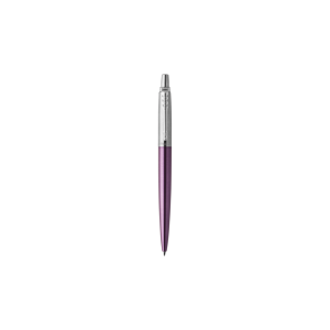 Bolígrafo Parker Jotter Cuerpo Metálico Violeta Punta Media Azul