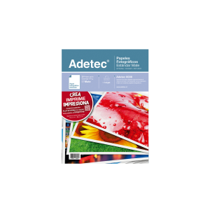 Papel Foto Adetec Mate Inkjet Carta 170 g 20 Hojas