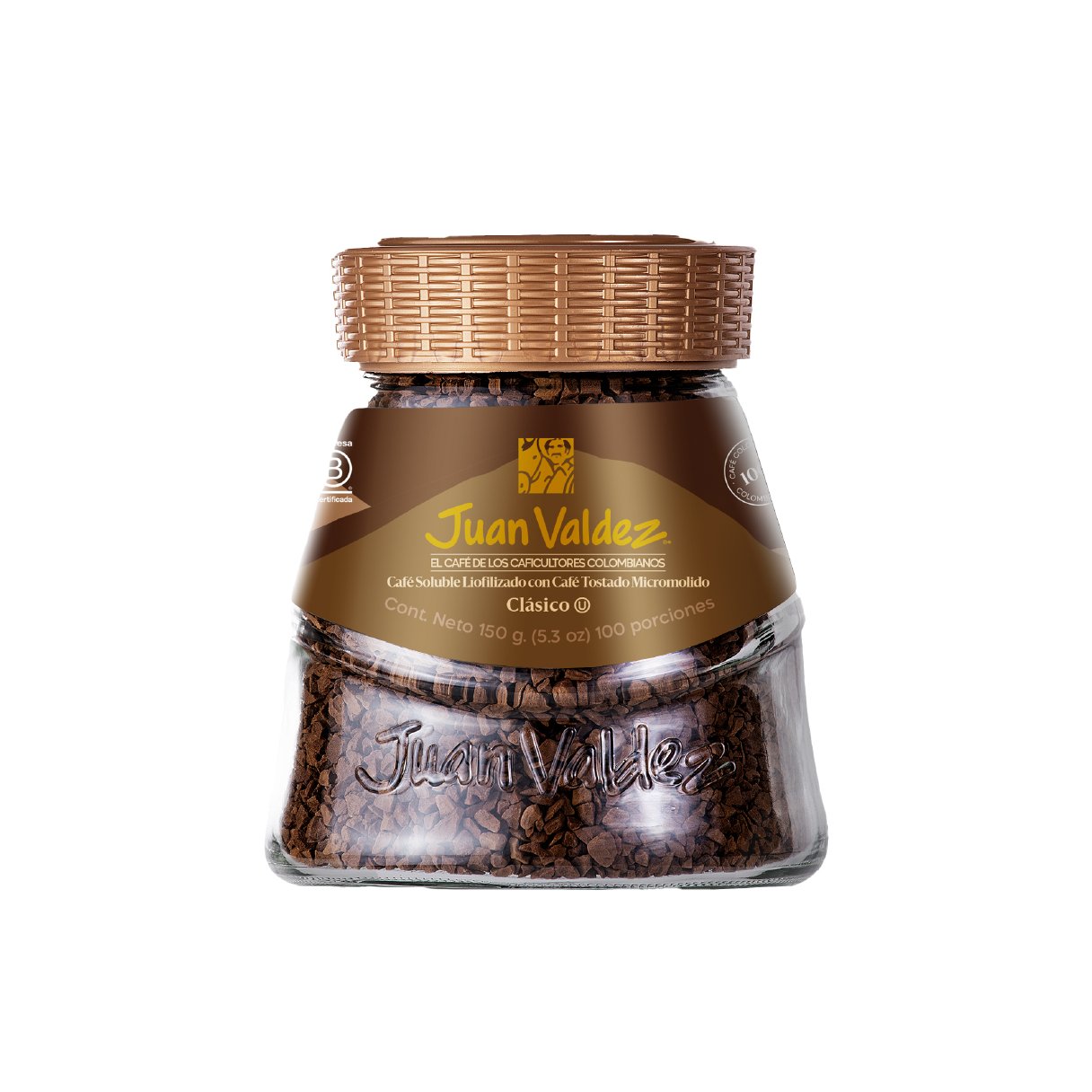 Café Instantáneo Juan Valdez Liofilizado Clásico 150 g