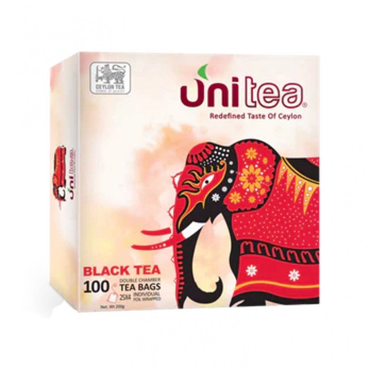 Té Negro Unitea 200 g 100 Bolsitas