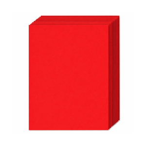 Goma Eva Latina 40 x 60 cm Rojo Paquete de 10 Unidades