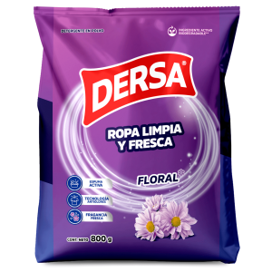 Detergente en Polvo Dersa Floral 800 g
