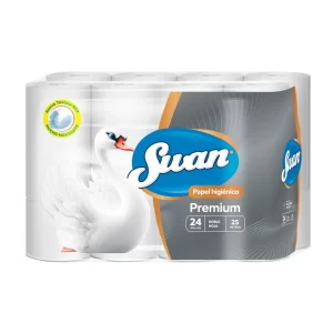 Papel Higiénico Swan Premium Doble Hoja 24 Rollos X 25 Mts