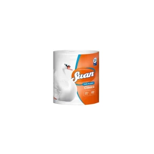 Toalla de Papel Swan Clásica 1 Rollo 40 m Doble Hoja