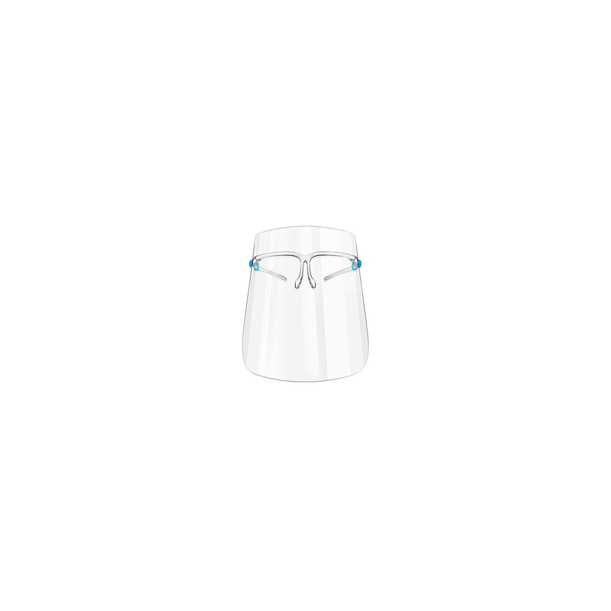 Máscara Protector Facial Genérico Transparente con Lentes