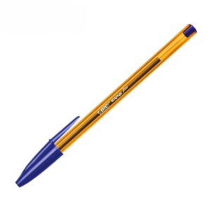 Lápiz Pasta Bic Clásico Orange Punta Fina 0.8 mm Azul