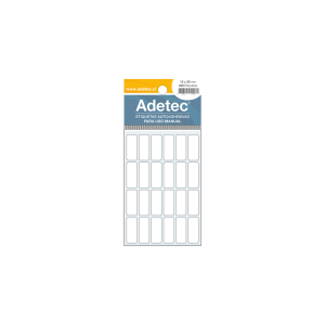 Etiqueta Autoadhesiva Adetec Rectangular 3 cm 1.2 Blanco