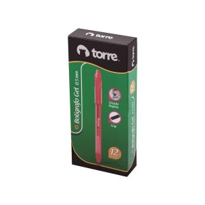 LAPIZ TINTA GEL QUICK DRY 0.5 MM ROJO TORRE