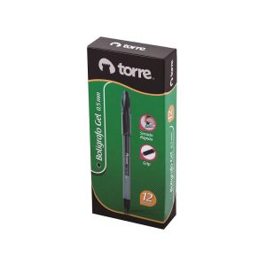 LAPIZ TINTA GEL QUICK DRY 0.5 MM NEGRO TORRE
