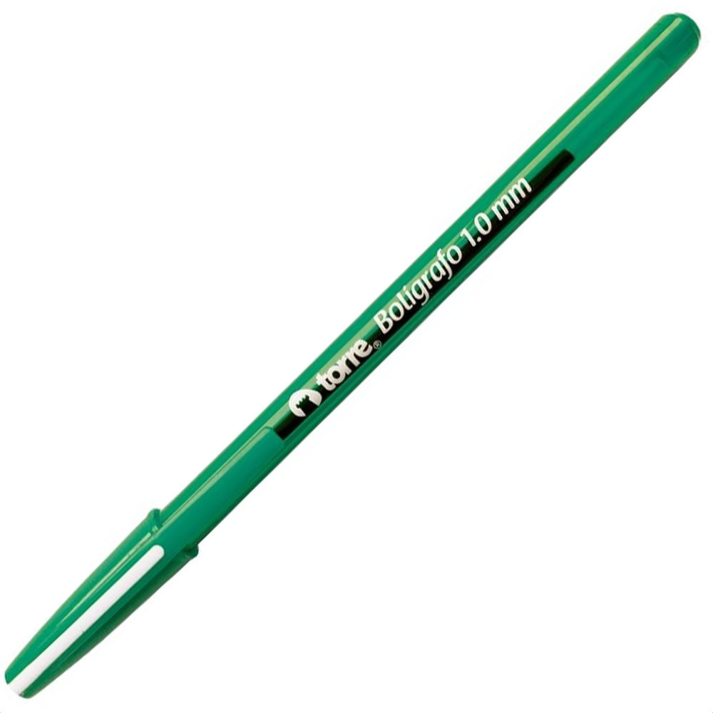 LAPIZ PASTA PUNTA MEDIA VERDE 1.0 MM TORRE