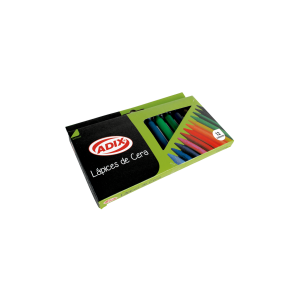 Lápiz Cera Adix Jumbo 12 Colores