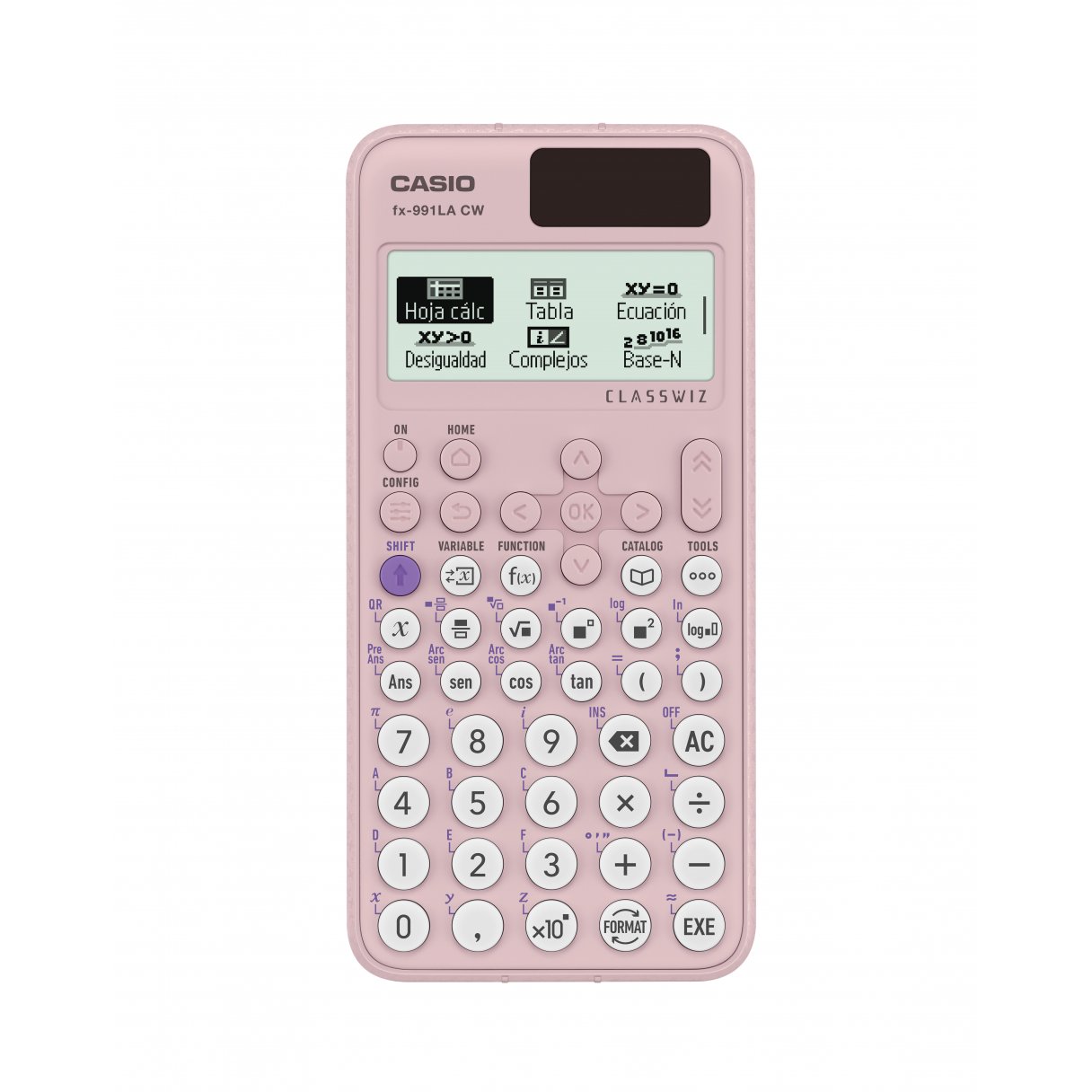 Calculadora Científica Casio FX-991LACW-PK Classwiz Rosado