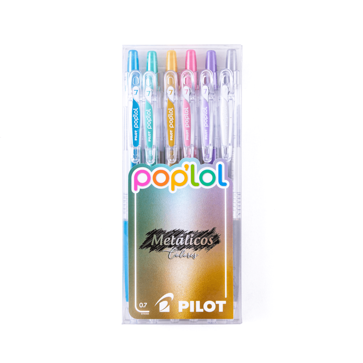 Bolígrafo Pilot Pop Lol Colores Metálicos 0.7 mm X 6 Colores
