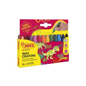 Lápices de Cera Jovi Jumbo 12 colores
