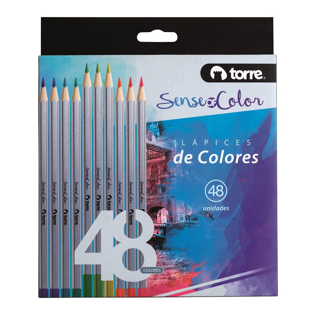 SET LAPICES COLOR SOC 48 COLORES TORRE