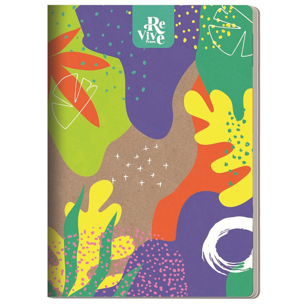 LIBRETA ESPECIAL REVIVE COSIDA B5 60 HOJAS TORRE