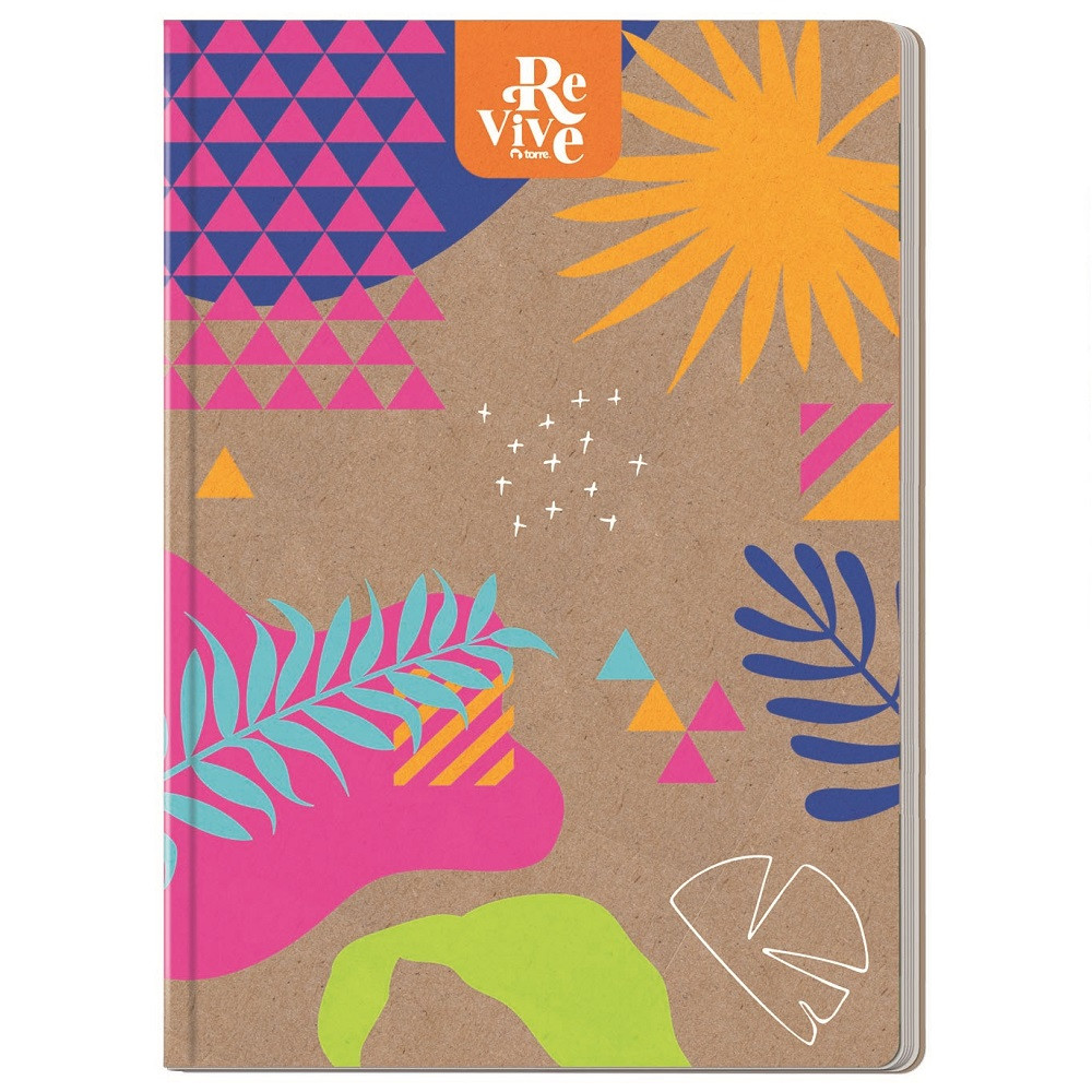 LIBRETA ESPECIAL REVIVE EMPASTADA A4 100 HOJAS TORRE