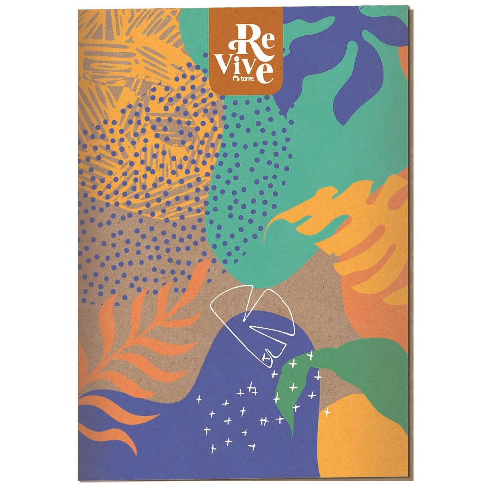 CARPETA CON BLOCK APUNTES A4 40 HOJAS REVIVE TORRE
