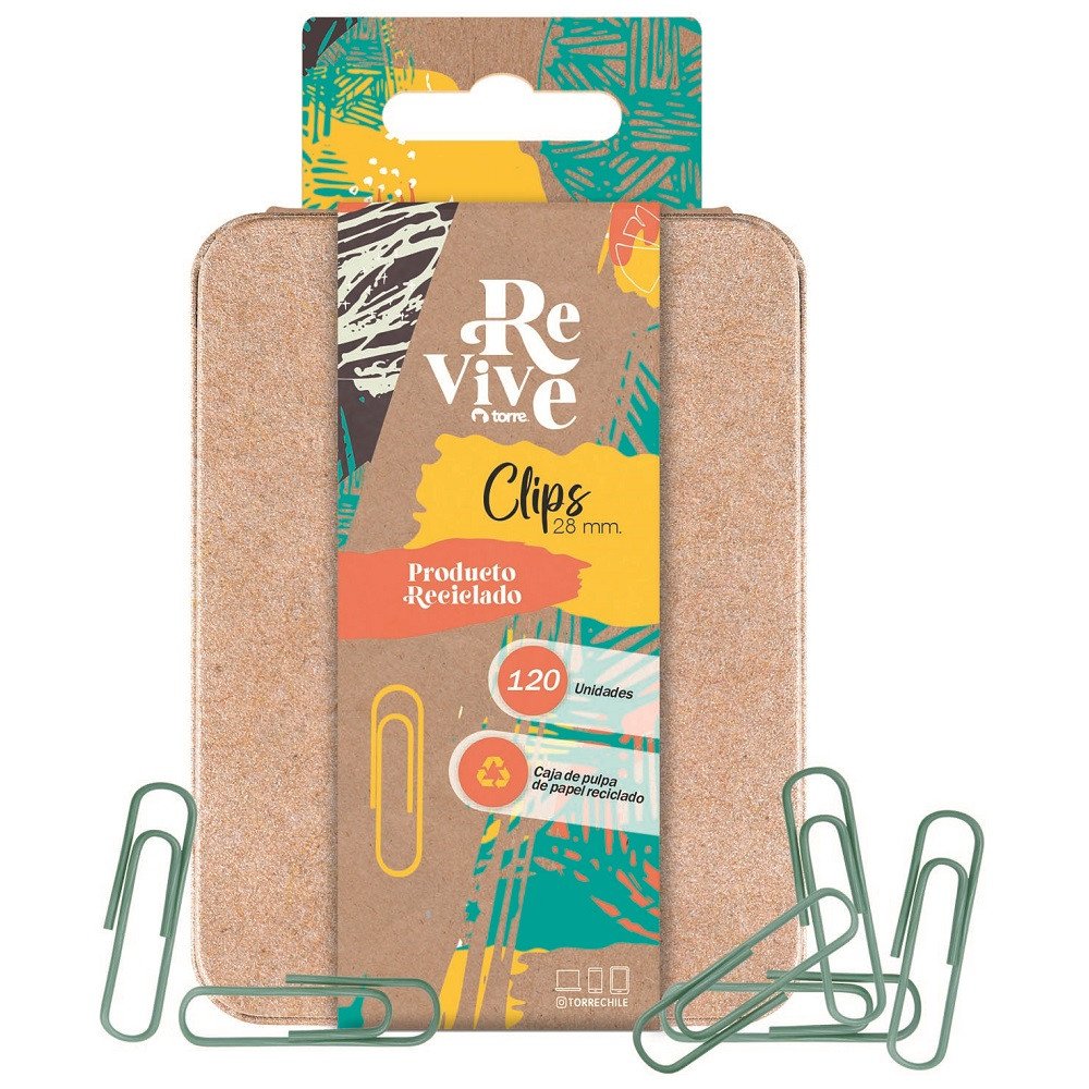 CLIPS REDONDO METAL 28 MM 120 UN REVIVE TORRE