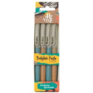LAPIZ PASTA PUNTA MEDIA NEGRO PACK 4 UNIDADES 1.0 MM TORRE