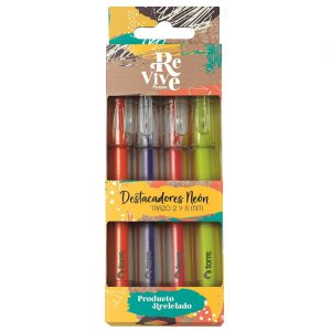 BLISTER DESTACADORES NEON 4 UN REVIVE TORRE
