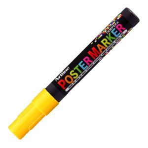 MARCADOR POSTER MARKER TEMPERA 4 MM AMARILLO ARTLINE