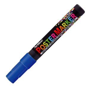 MARCADOR POSTER MARKER TEMPERA 4 MM AZUL ARTLINE