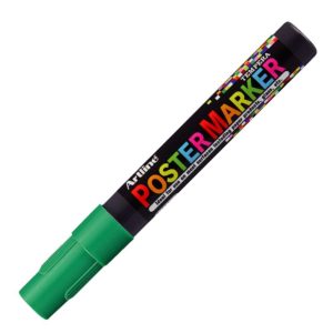 MARCADOR POSTER MARKER TEMPERA 4 MM VERDE ARTLINE