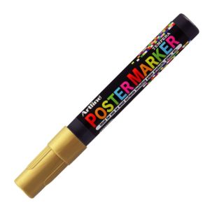 MARCADOR POSTER MARKER TEMPERA 4MM DORADO ARTLINE