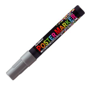 MARCADOR POSTER MARKER TEMPERA 4 MM PLATEADO ARTLINE