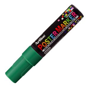 MARCADOR POSTER MARKER TEMPERA 12 MM VERDE ARTLINE