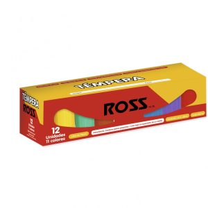 Tempera Ross 12 Colores 15 cc