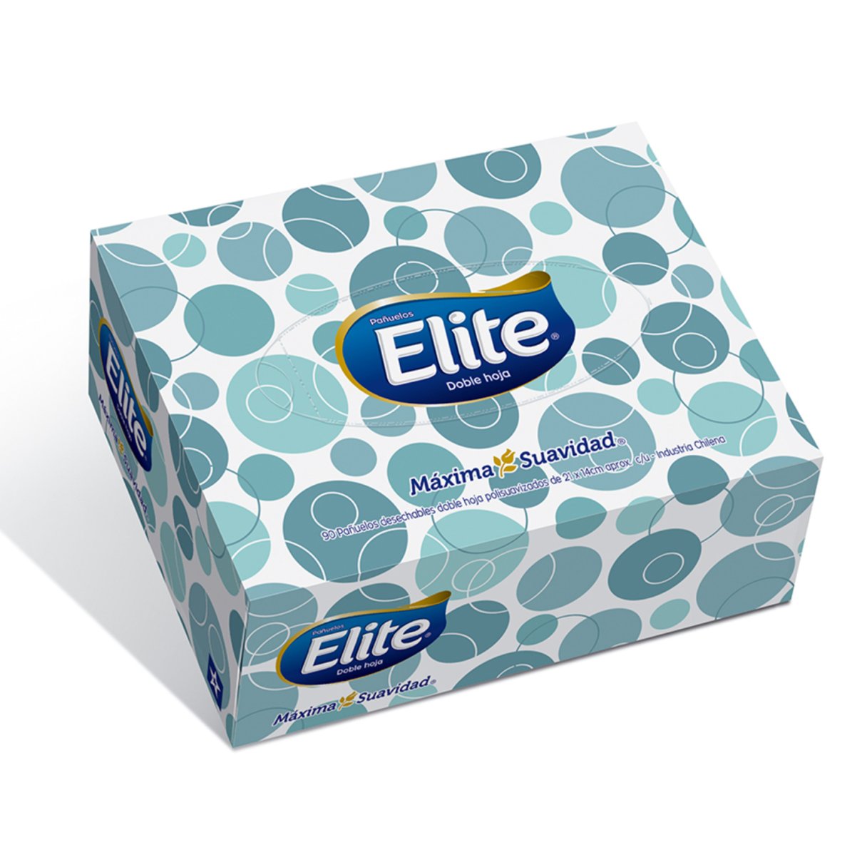 Pañuelo Facial Elite Estuche de 90 Hojas