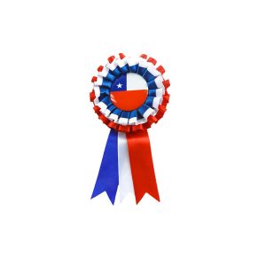 Escarapela Feco Fiestas Patrias 3 Pisos y Tiras