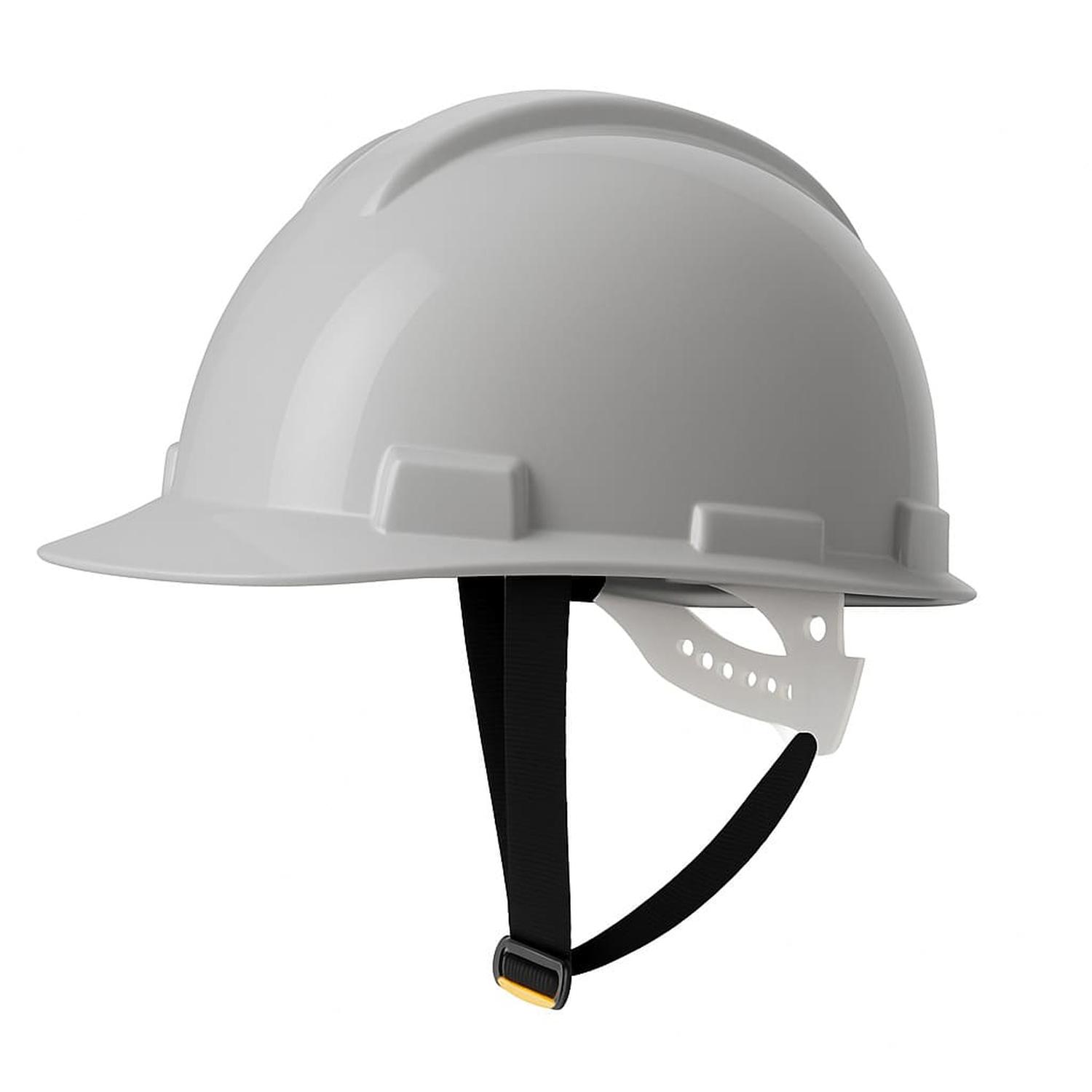 CASCO GRIS DRILO CON ARNÉS PLÁSTICO