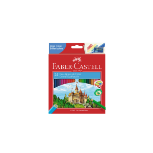 Lápices De Color Faber Castell Largo 24 Colores