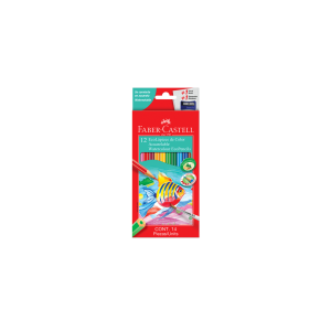 Lápices De Color Faber Castell Acuarelable Largo 12 Colores