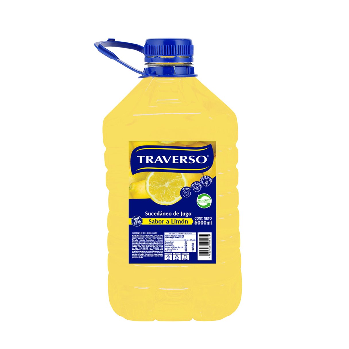 Sucedáneo de Jugo Traverso sabor a Limón 5 L