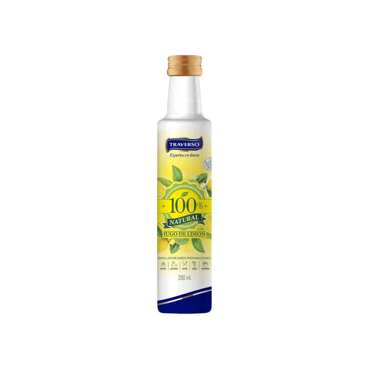 Jugo de Limón Traverso Natural 100 % 250 ml