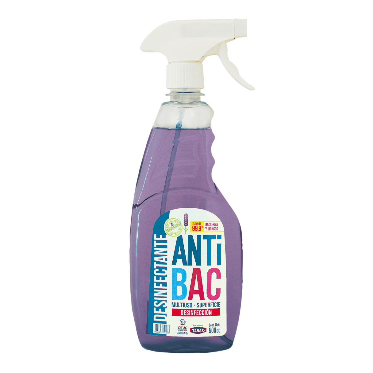 Desinfectante Líquido Antibac Multiuso Gatillo 500