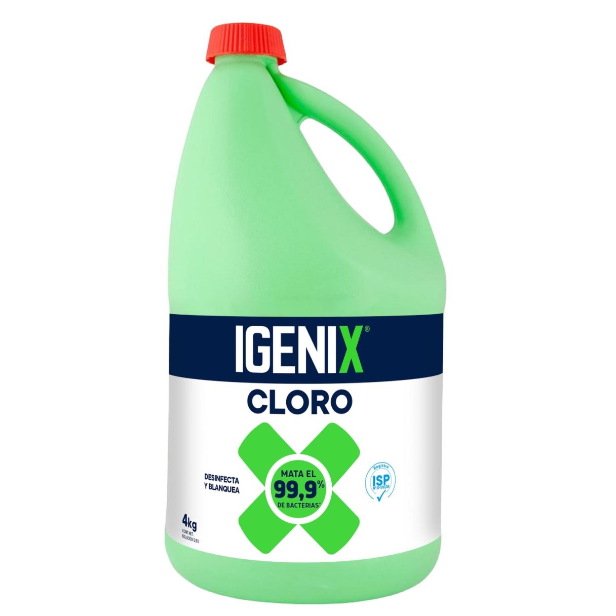 Cloro Líquido Igenix Tradicional 2.5% 4 Kg