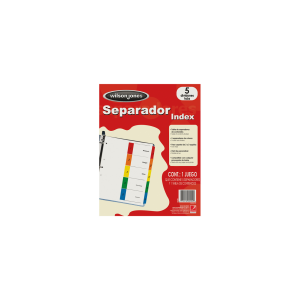 Separador Carta Wilson Jones Multidex 1-5